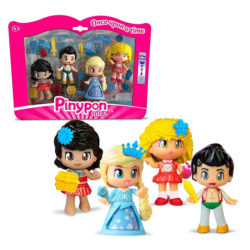 Pinypon Pack 4 Figures de Contes