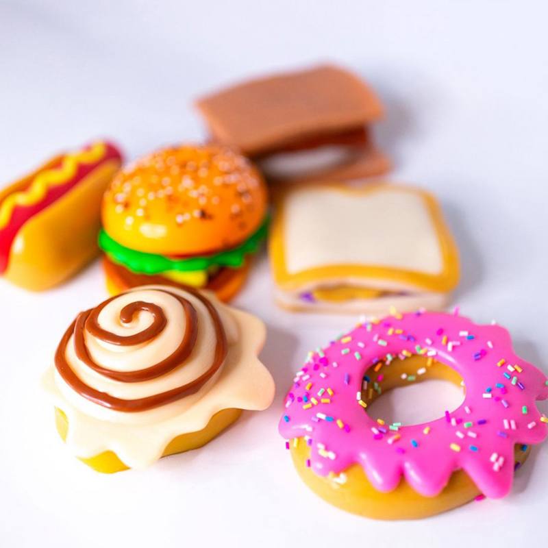 Figura Mushmeez Squish Me! - Comida pegajosa - Imagem 3