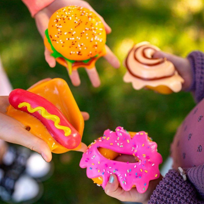 Figura Mushmeez Squish Me! - Comida pegajosa - Imagem 4