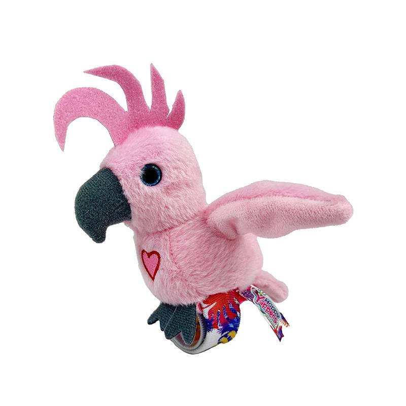 Peluche Pássaro Interativo Happy Yappers - Papagaio rosa - Imagem 2