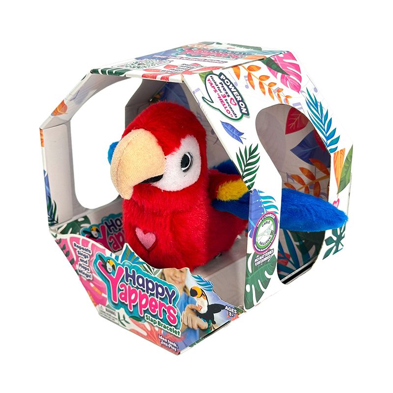 Peluche Pássaro Interativo Happy Yappers - Arara - Imagem 2