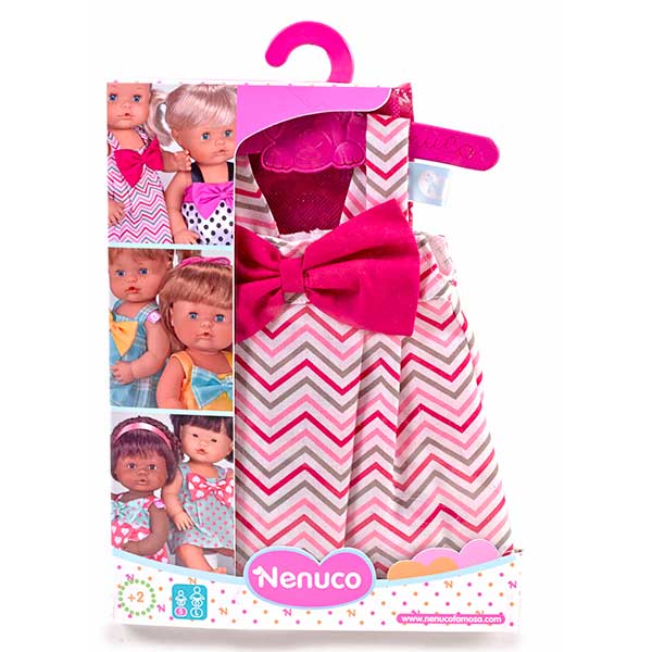 Roupa Nenuco Pink Stripes 42cm - Imagem 1