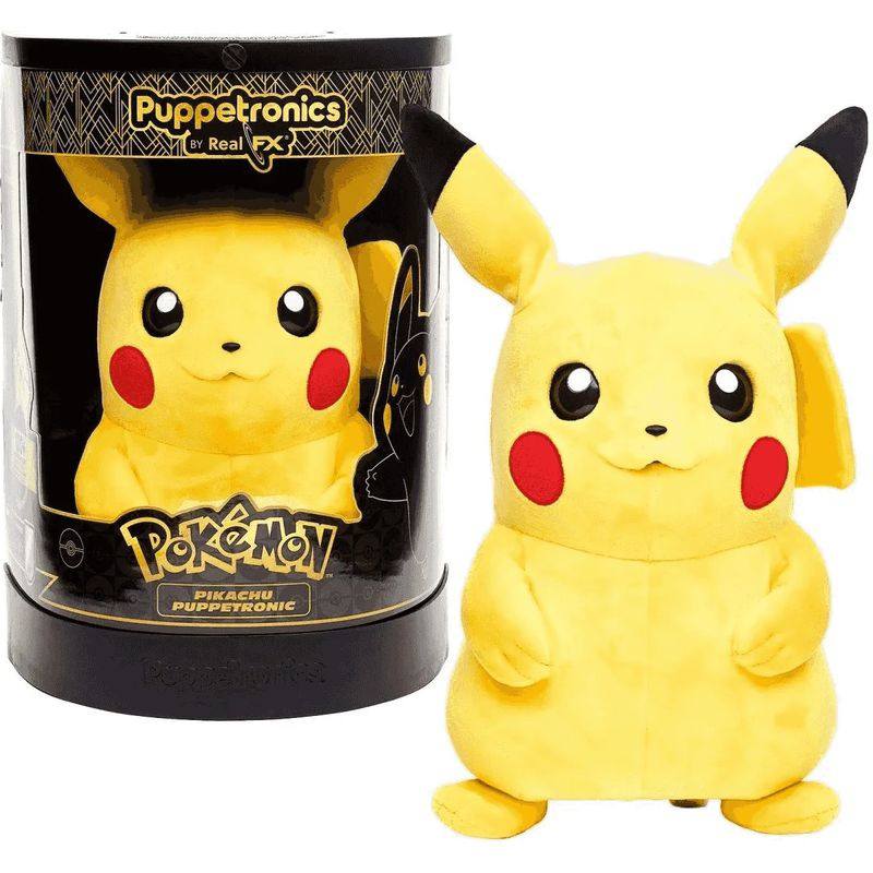 Pokémon Peluche Pikachu Puppetronic RealFX interactivo