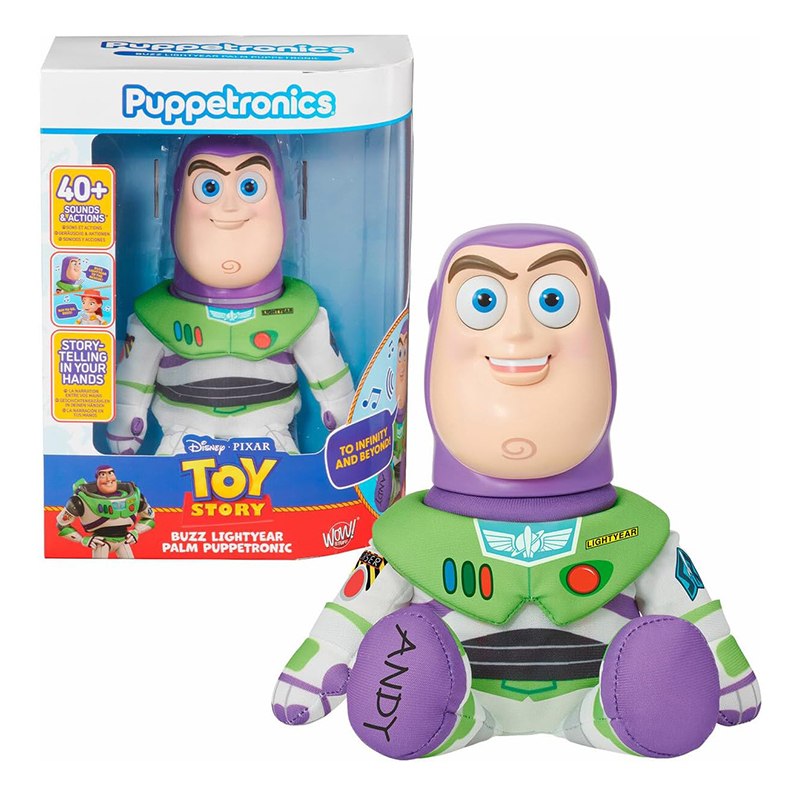 Disney Toy Story Puppetronic Buzz Lightyear - frases en inglés
