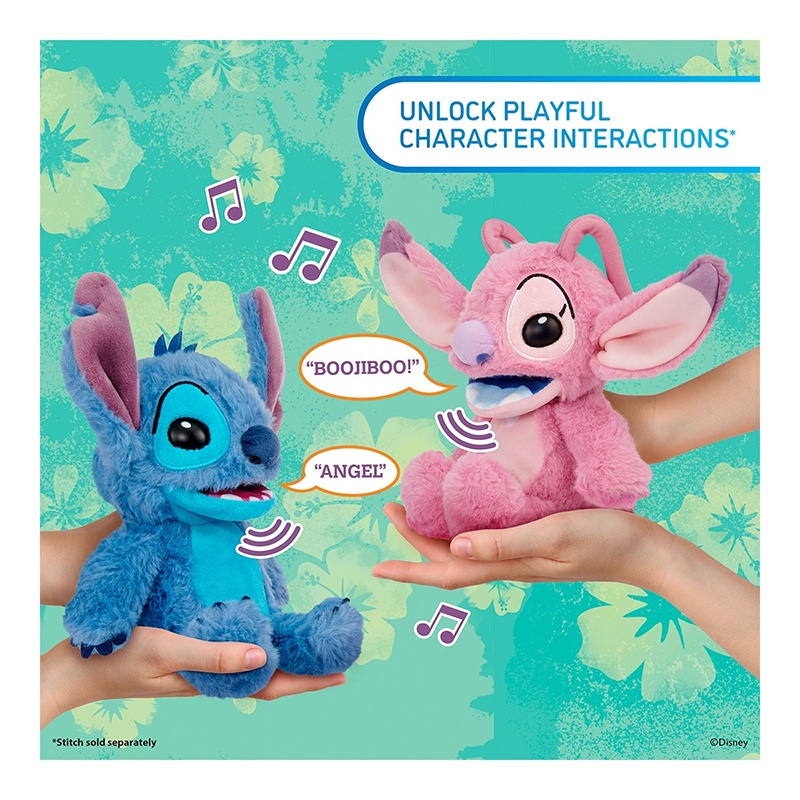Disney Peluche Stitch Angel Palm Puppetronic interactivo - Imagen 3