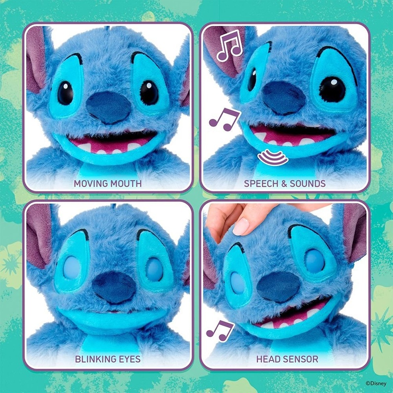 Disney Peluche Stitch Palm Puppetronic interactivo - Imagen 2
