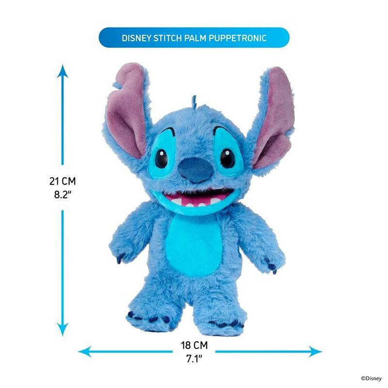 Disney Peluche Stitch Palm Puppetronic interactivo - Imagen 3