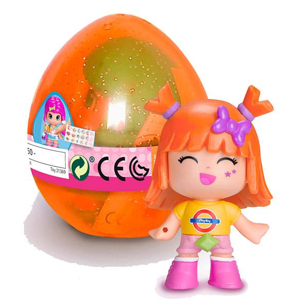 Huevo Naranja con Figura Pinypon - Imagen 1