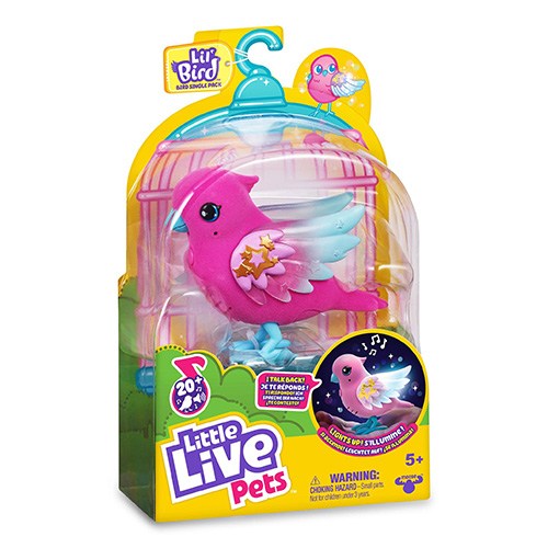 Little Live Pets - Pássaro Falante Rosa - Imagem 