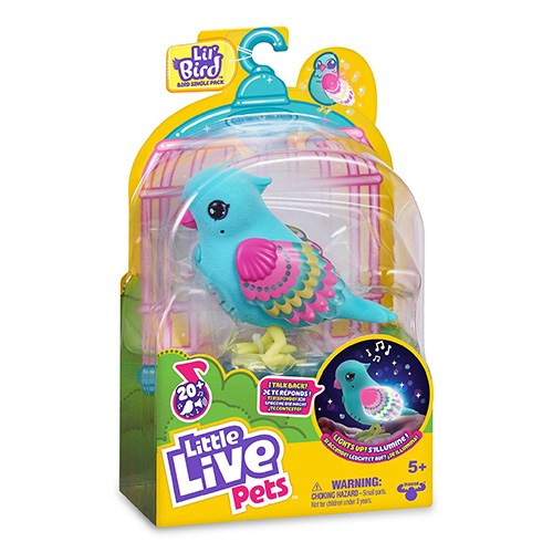 Little Live Pets - Pássaro Falante Azul - Imagem 