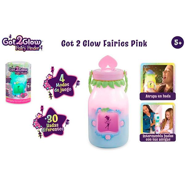 Got 2 Glow Fairies Rosa - Imatge 3