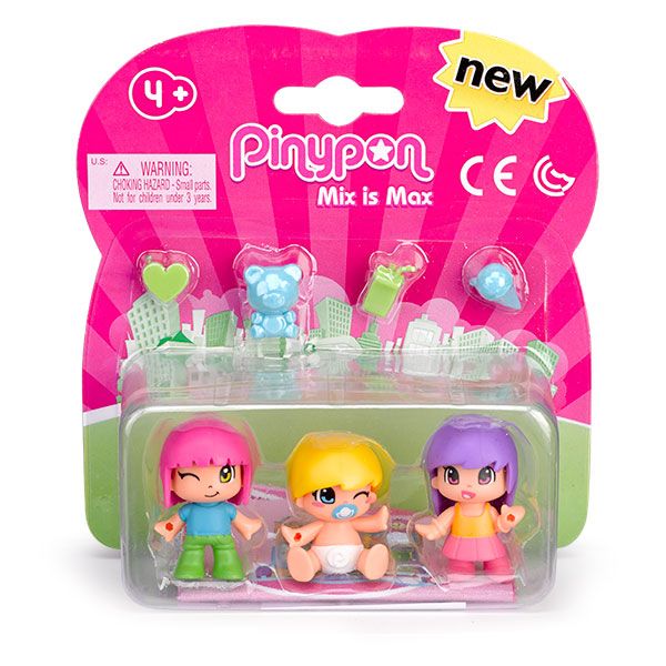 Pinypon Figuras Pack 3 Babies #1 - Imagen 1