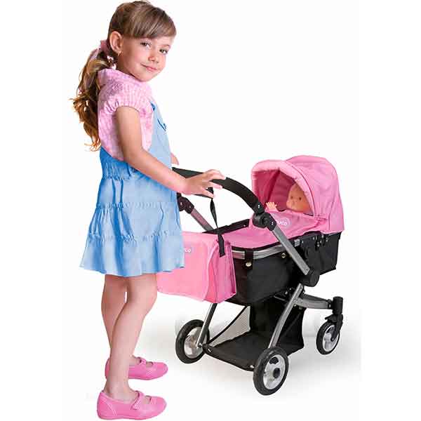 Nenuco carrinho de bebê com bolsa 3 em 1 - Imagem 1