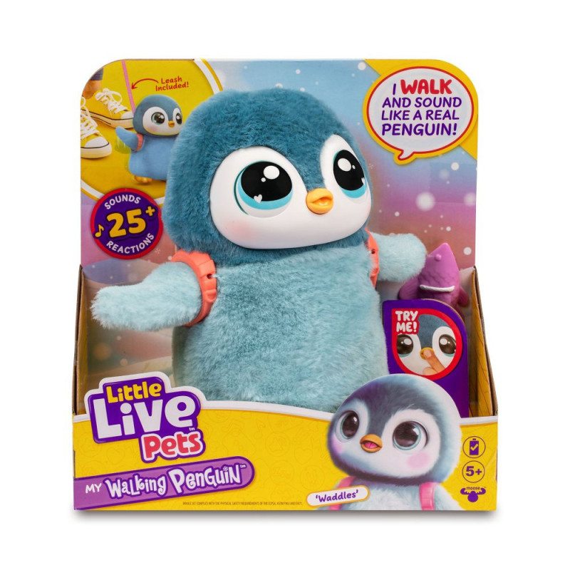 Little Live Pets Peluche Pingüino My Walking Mascota Interactiva - Imagen 1