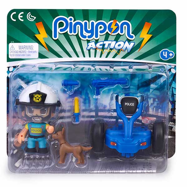 Pinypon Action Segway con Policía - Imagen 1