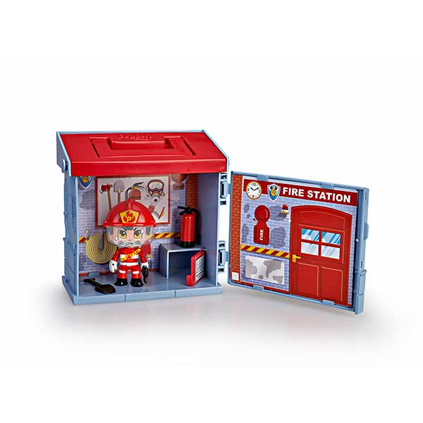 Pinypon Action Mixópolis Box Posto de bombeiros - Imagem 1