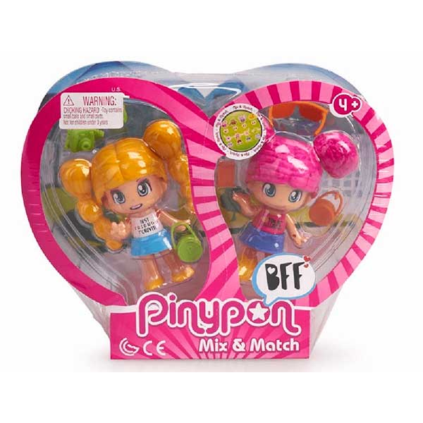 Pinypon Pack 2 Figuras Best Friends # 1 - Imagem 1