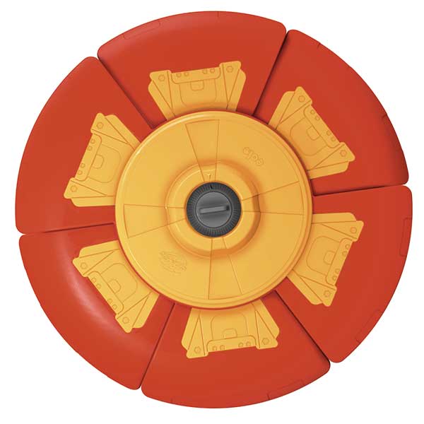 Slider Disco Cor Vermelho - Imagem 1