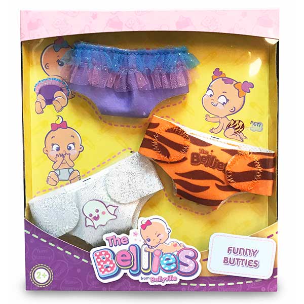 Bellies Set 3 Ropa Interior Funny Buttles - Imatge 1