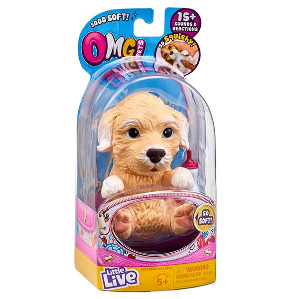 Little Live Perrito OMG Poodles Golden - Imagen 1