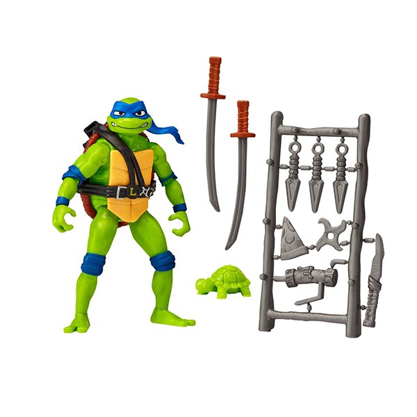 Tortugas Ninja Figura Leonardo Básica TMNT 7cm - Imagen 1