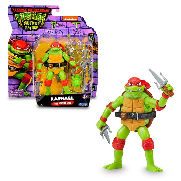 Figura Tartarughe Ninja Raphael – Comansi 9 Cm – Non Articolata, Regalo Per Feste