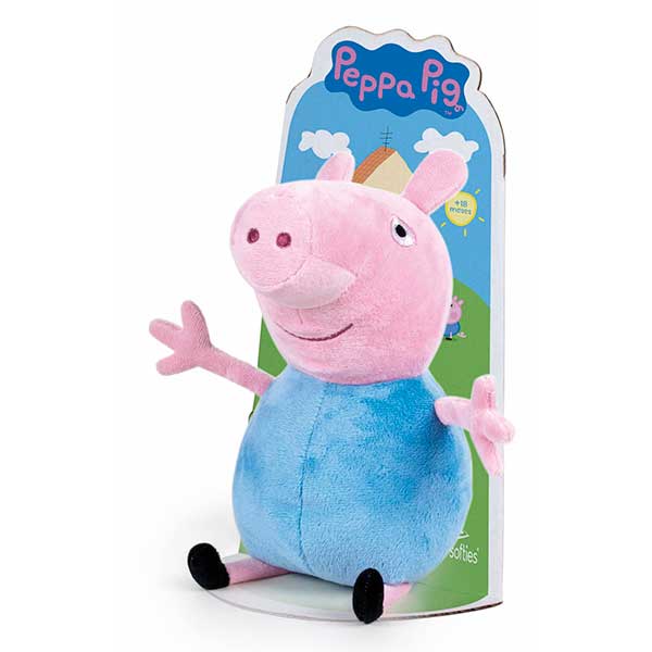 Peppa Pig Peluche George 27cm - Imagen 1