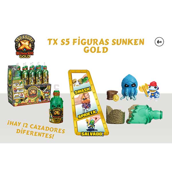 Treasure X Figura Sunken Gold CDU S5 - Imagen 5