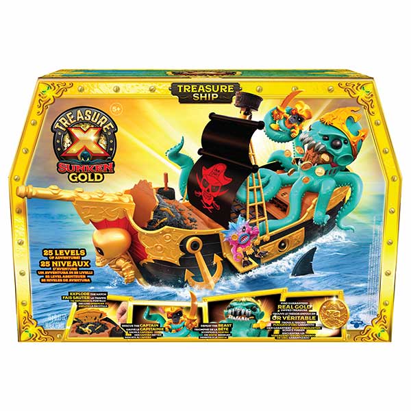 Treasure X Barco Pirata La Venganza del Kraken S5 - Imagen 1