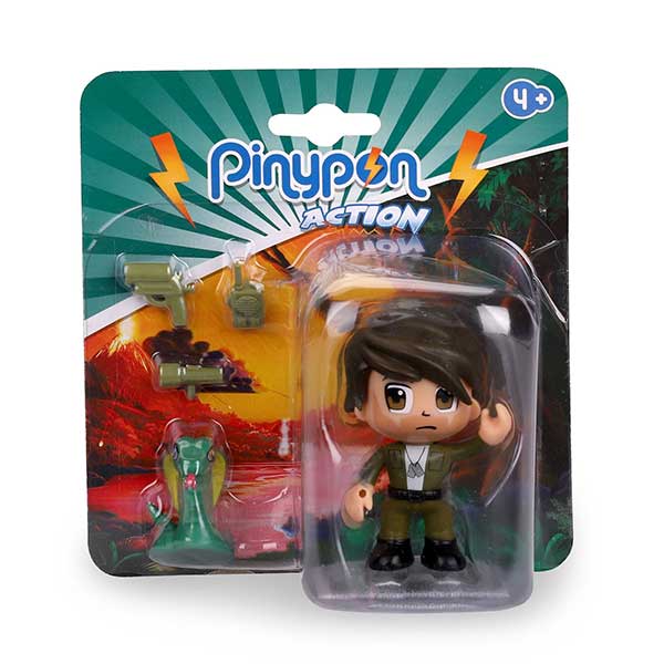 Pinypon Action Wild Figura con Serpiente - Imagen 1