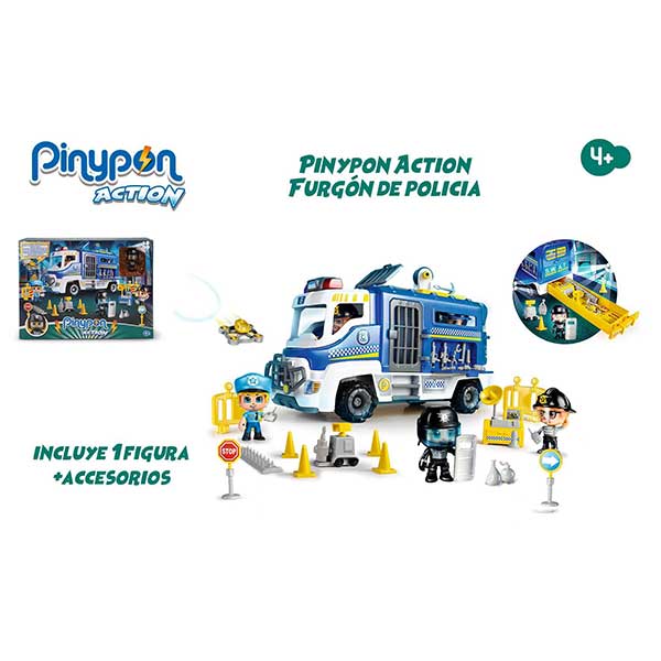 Pinypon Action Furgón de Policía - Imagen 3