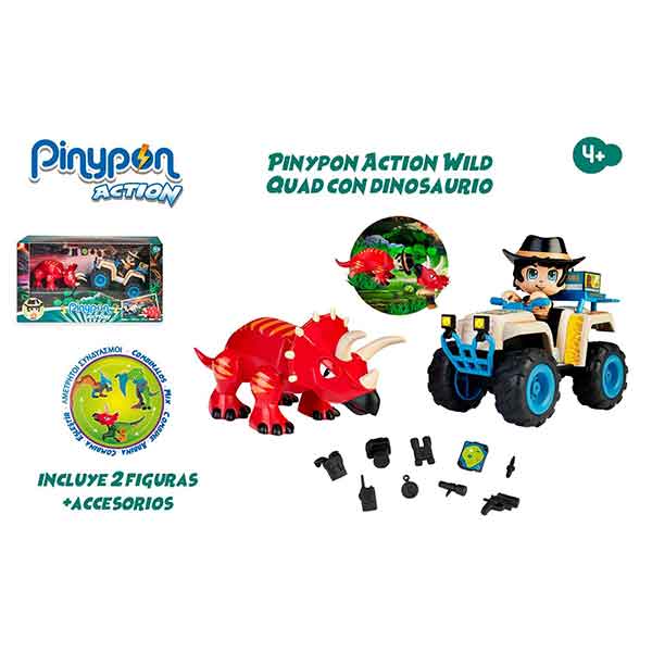 Pinypon Action Wild Quad com Dino - Imagem 4