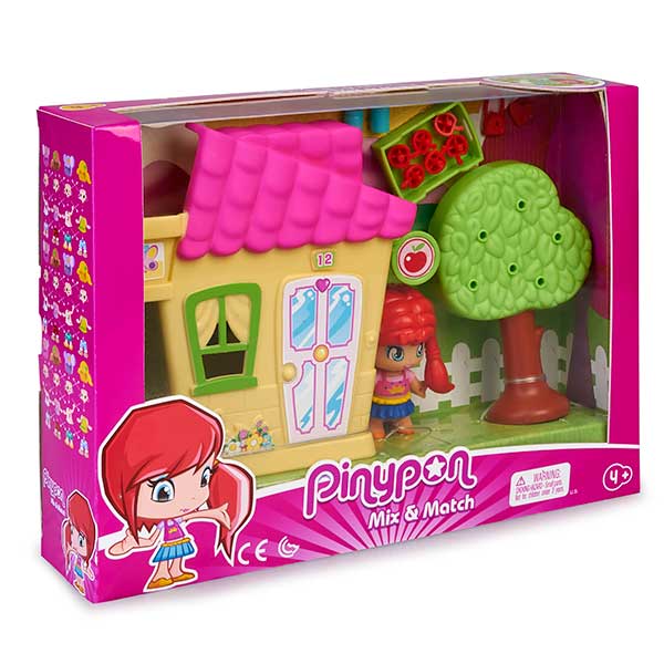Pinypon Pequenas Casas rosa - Imagem 1