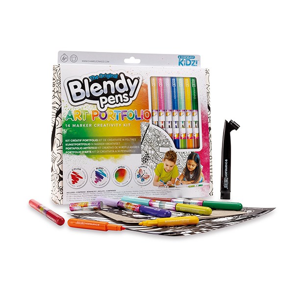 Blendy Pens - Kit Creativo Art Portfolio - Imagen 1