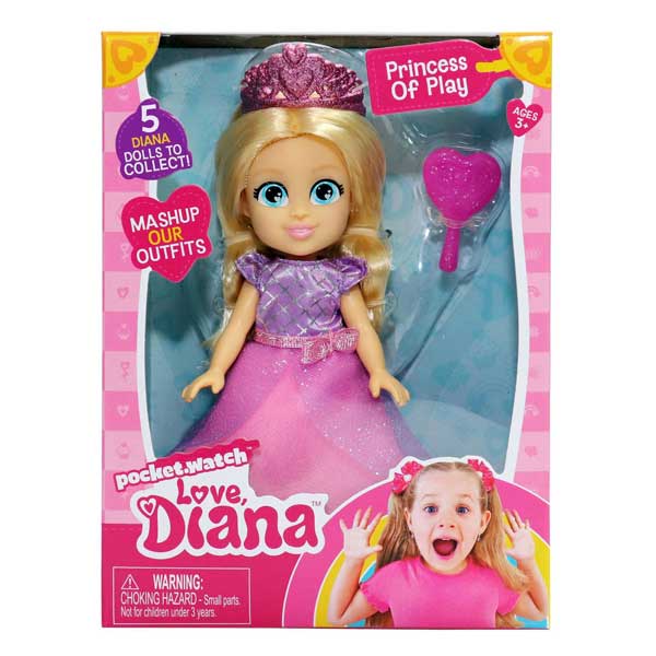 Love Diana Mini Boneca 15 cm - Imagem 1