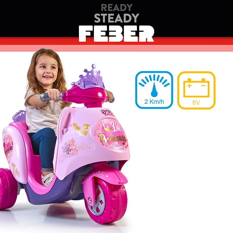 Feber Scooty Little Princess 6 Voltios - Imagen 3
