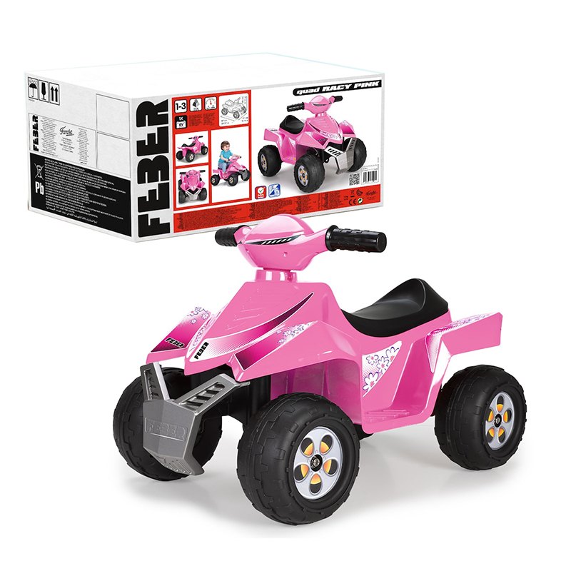 Feber Quad infantil Racy Pink 6 Voltios - Imagen 1