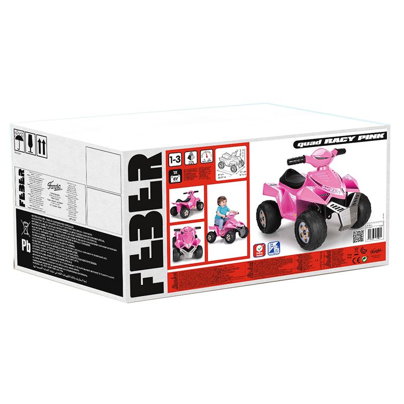 Feber Quad infantil Racy Pink 6 Voltios - Imagen 2