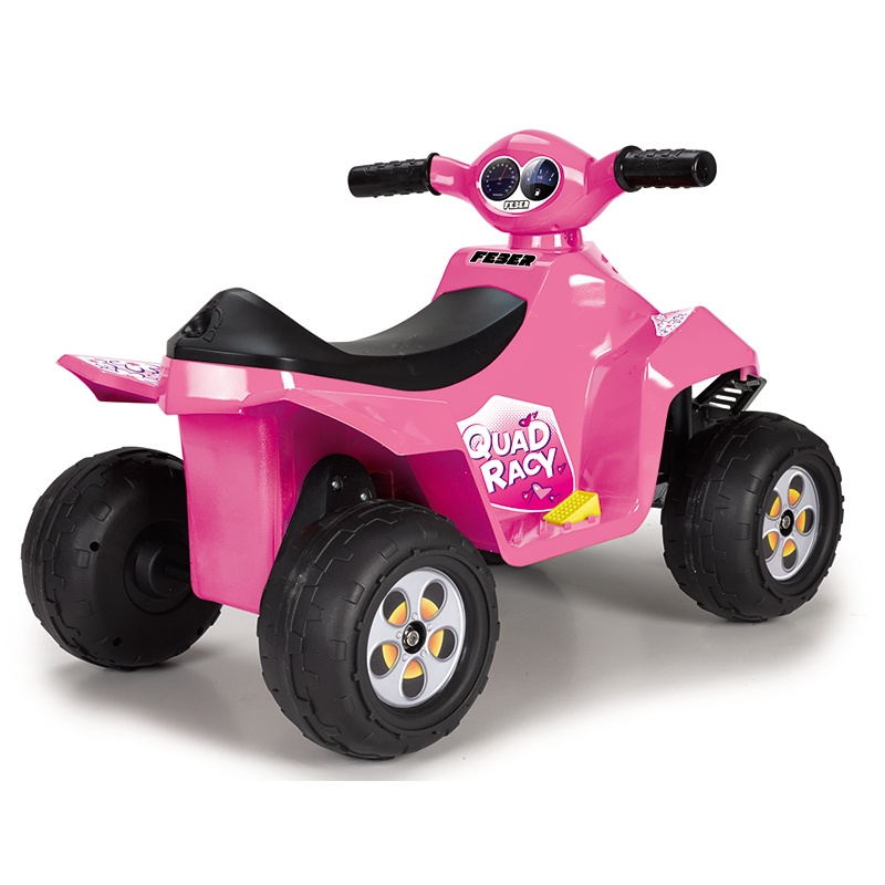 Feber Quad infantil Racy 6 Voltios Rosa - Imagen 1
