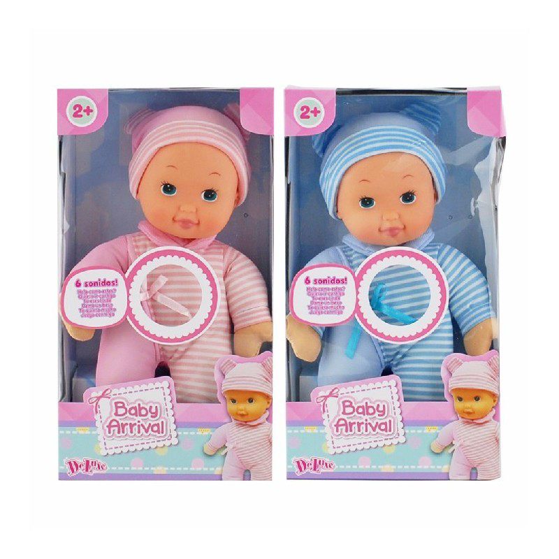 Boneca Bebé Macio com Sons 30cm