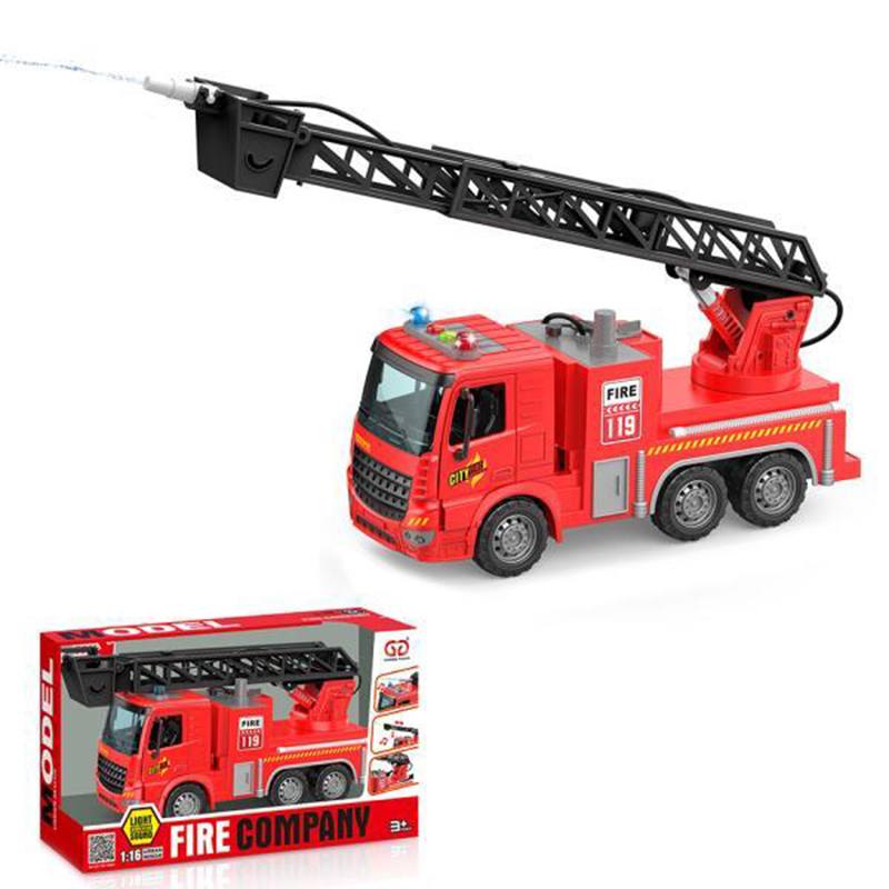 Camión Bomberos 1:16 Luz y Sonido