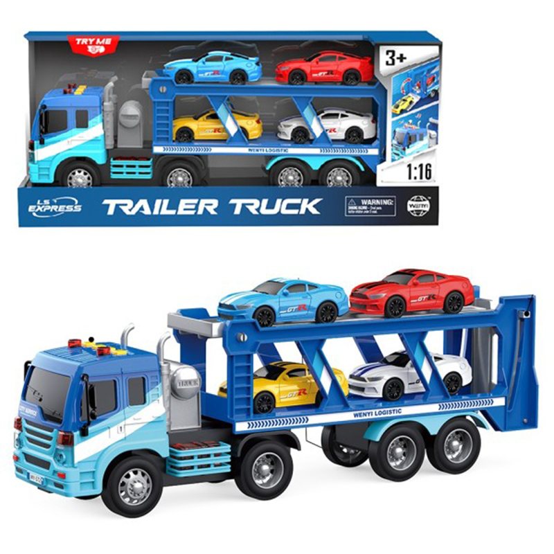 Camião Porta-Carros com Luz e Som