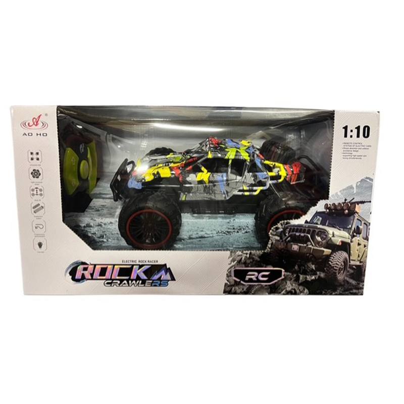 Coche RC 4x4 Rock Crawler con carregador USB 1:10