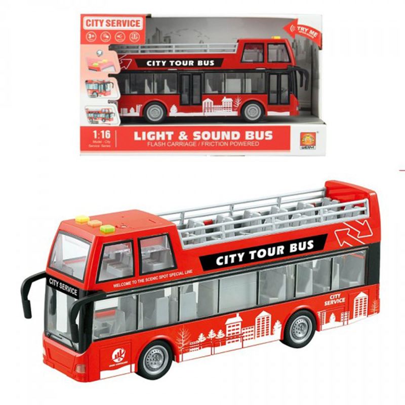 Autobús Turismo Luz y Sonidos Rojo