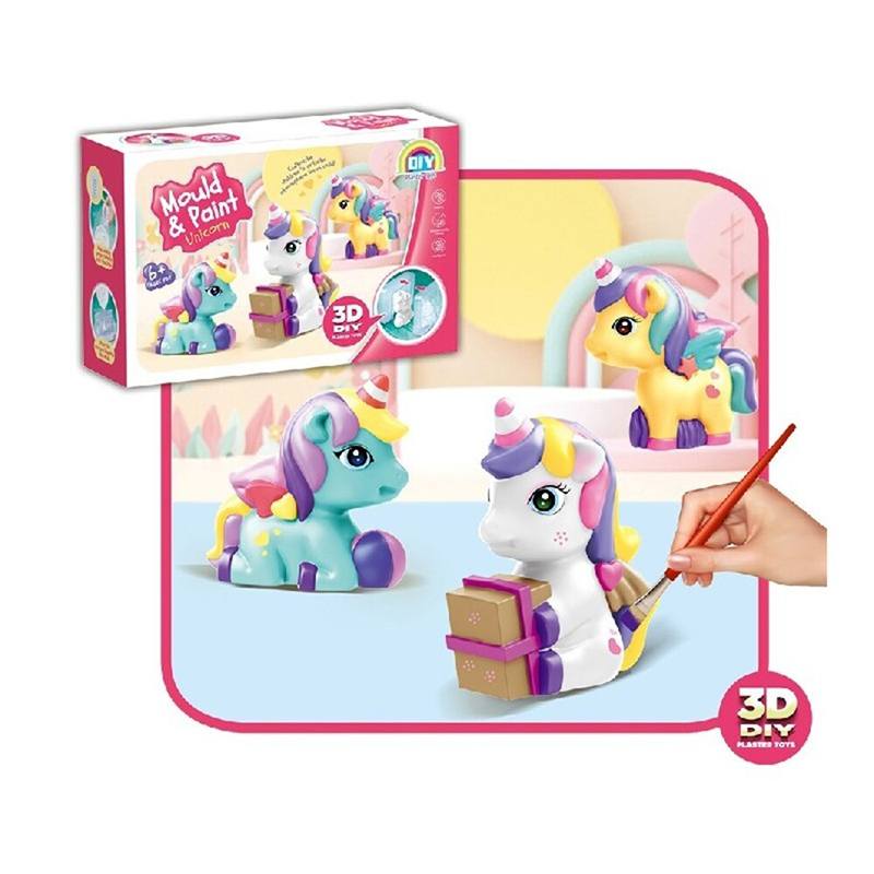 Set Moldes y Pinturas Unicornio