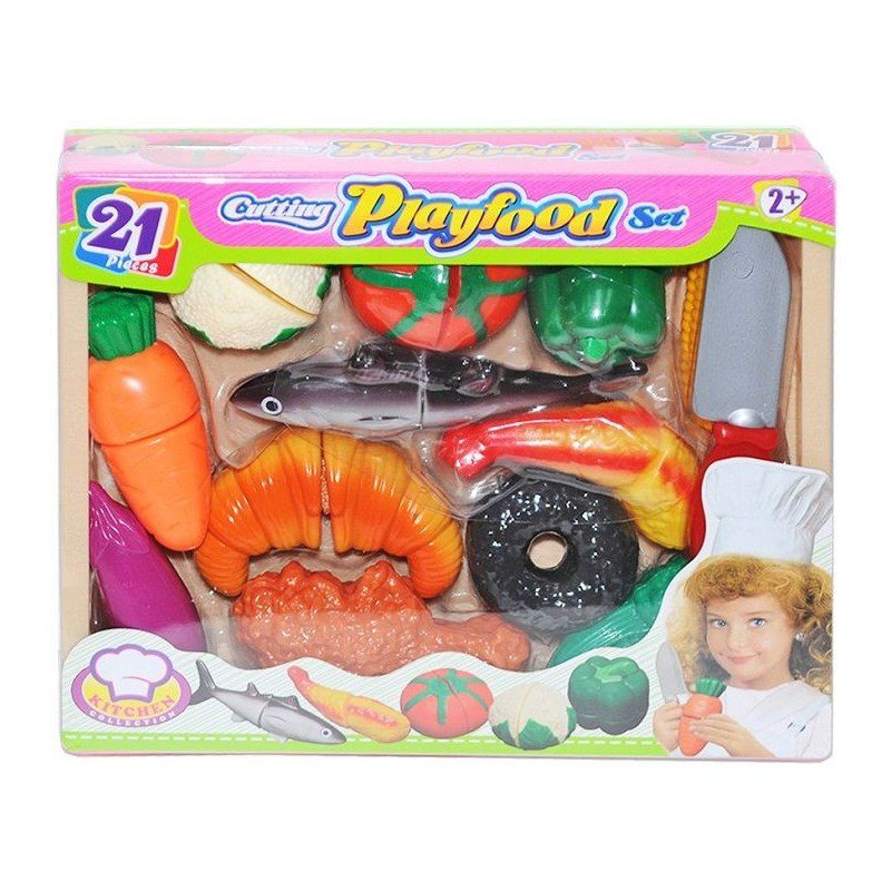 Set Comida para Cortar 21p