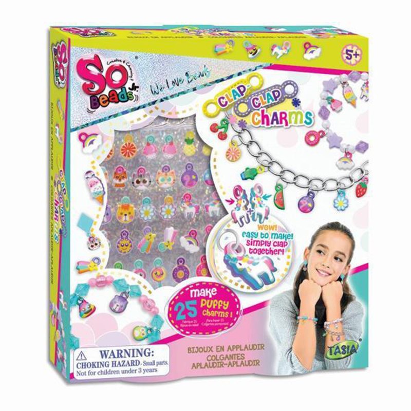 Set DIY Colgantes y Pulseras Clap Clap Charms