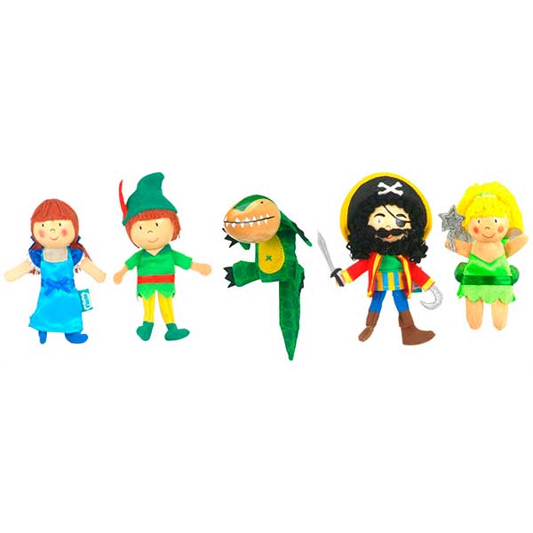 Peter Pan Conjunto de Marionetas de Dedo - Imagen 1