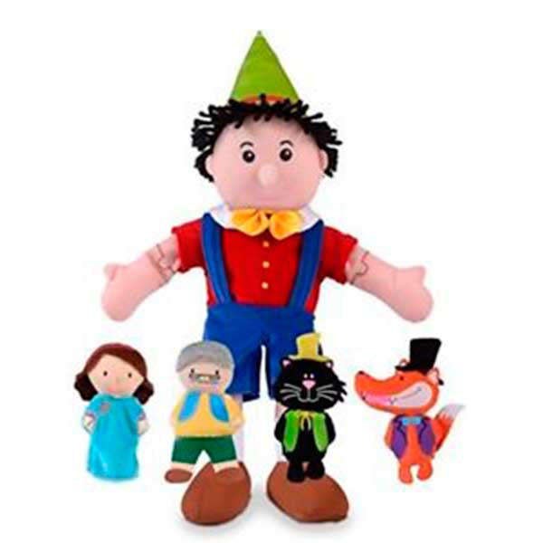 Marioneta Pinocho Infantil 30cm - Imagen 1