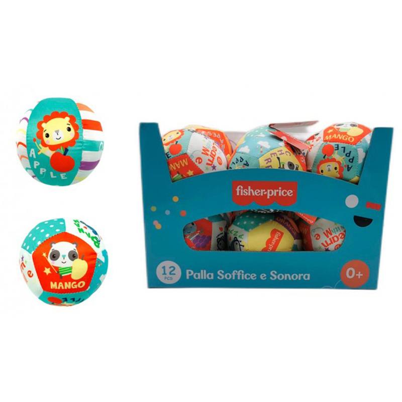 Fisher Price Bola Macia de Cores com guizo 10cm - Imagem 1